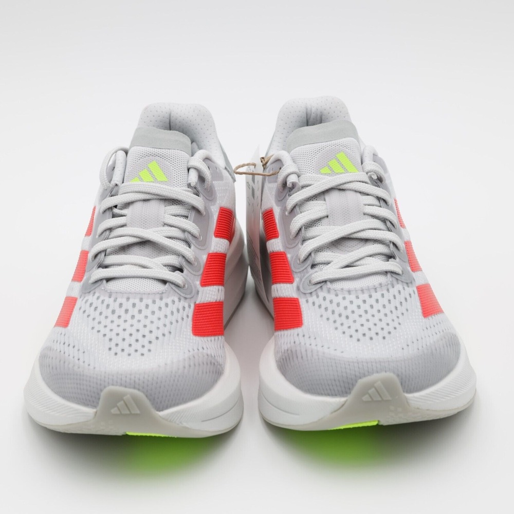 Adidas Women's Duramo Speed 2 Breathable Wide‎ Running Shoes Gray/Red Size 8 - Picture 9 of 11